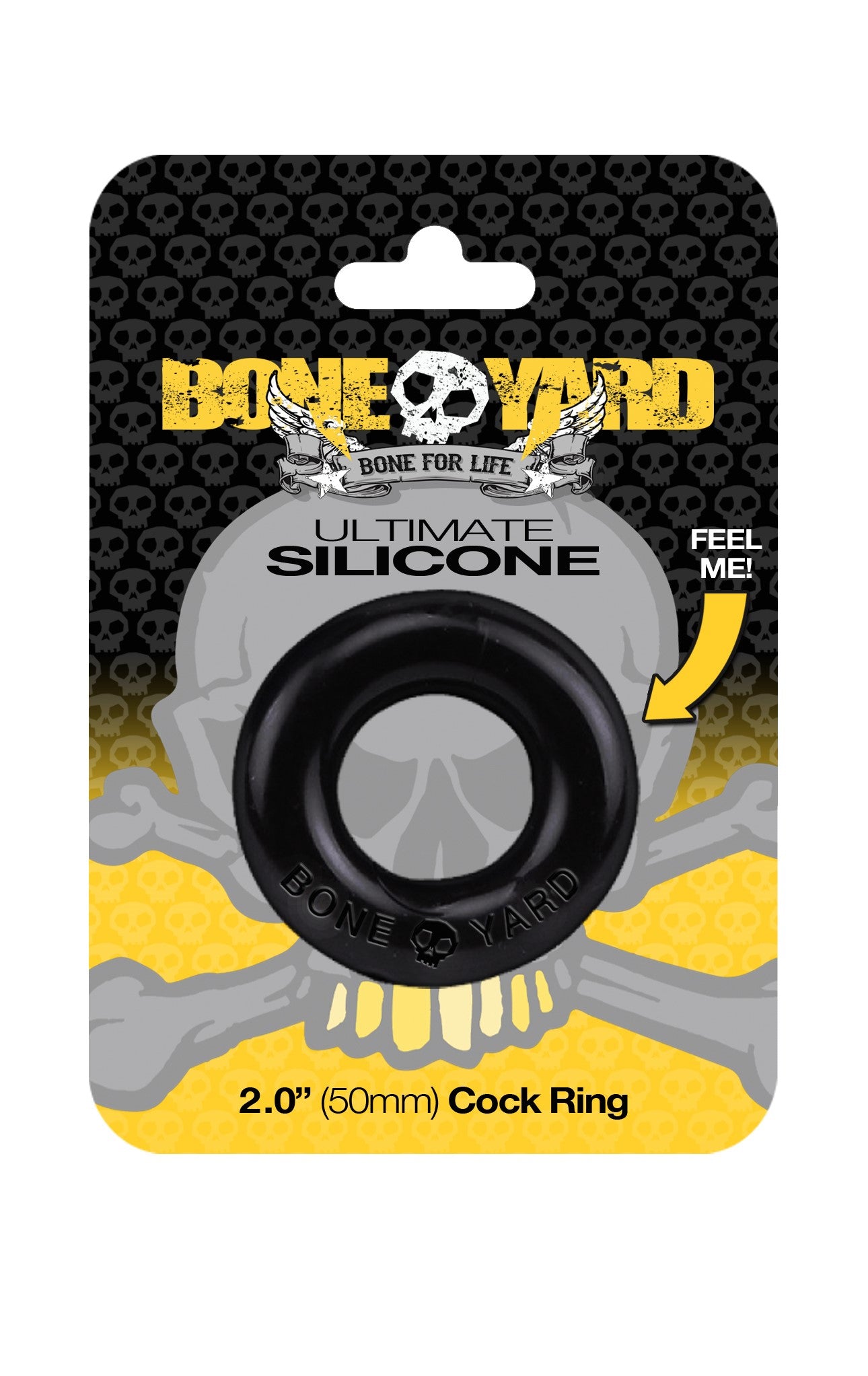 Ultimate Silicone Cock Ring Black