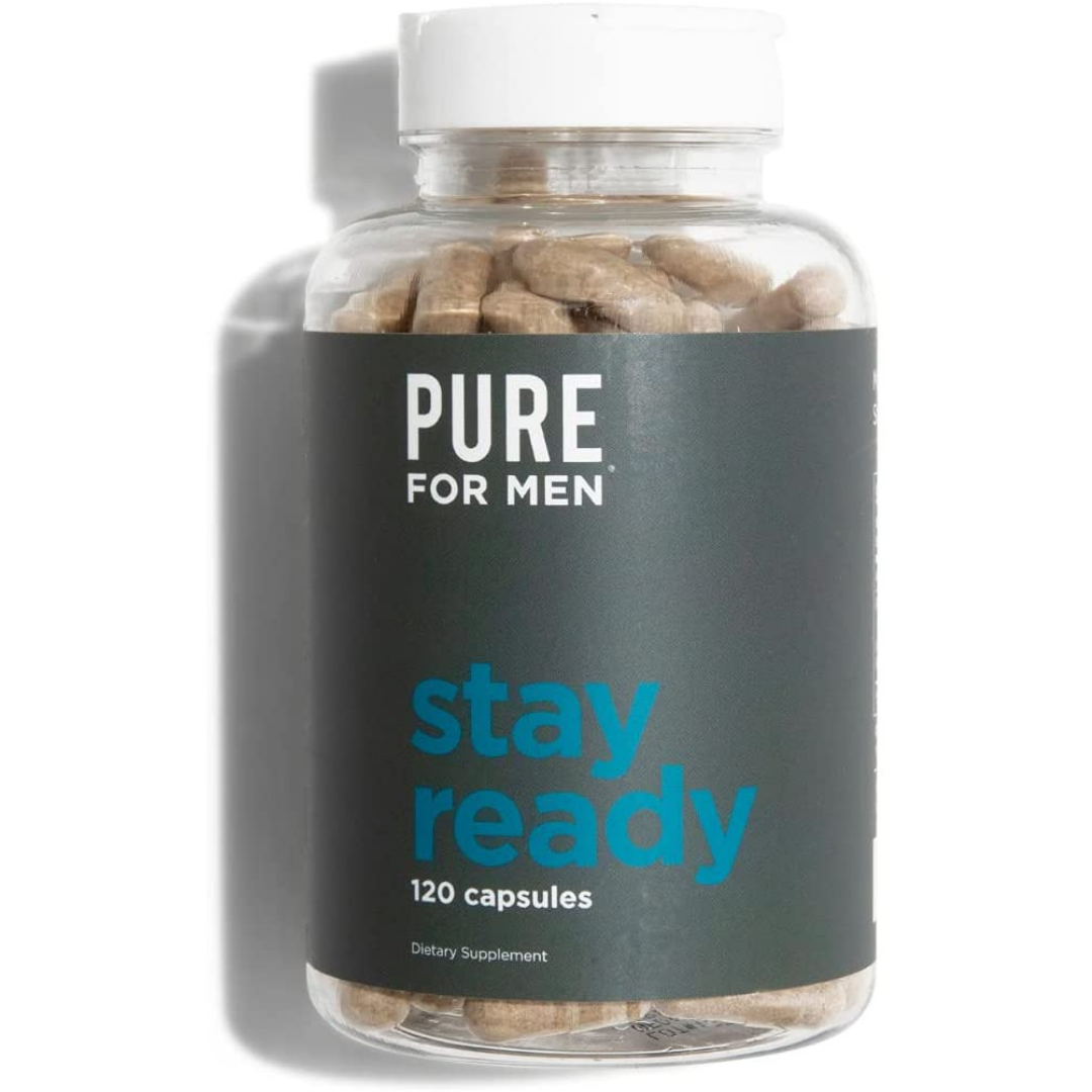Pure for Men Stay Ready Fiber Supplement 120 Capsules X 3 (Shipping from Sydney)